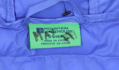 Boys UK Size 5-6 Years Mountain Warehouse Grey Puffer Jacket