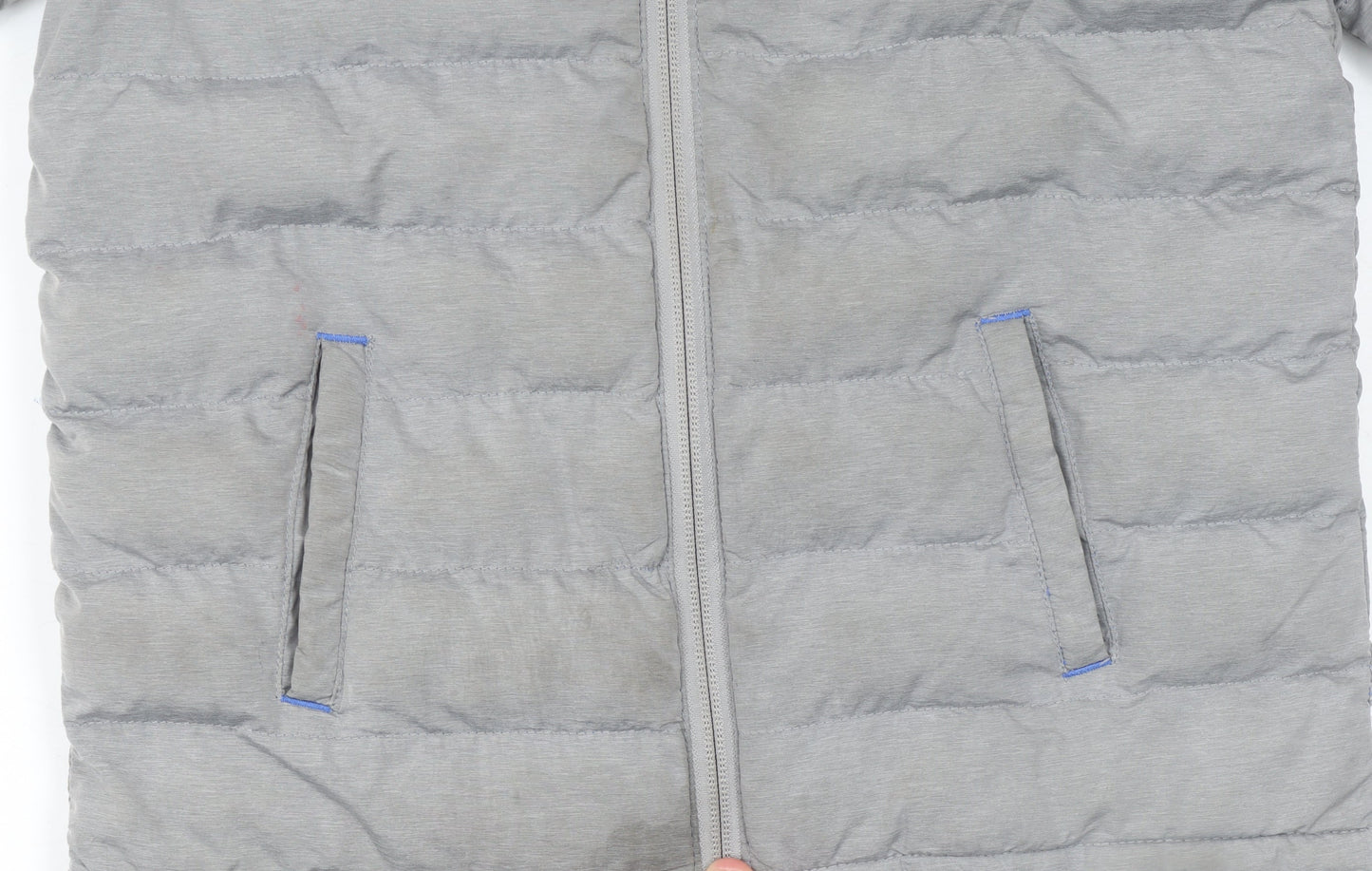 Boys UK Size 5-6 Years Mountain Warehouse Grey Puffer Jacket