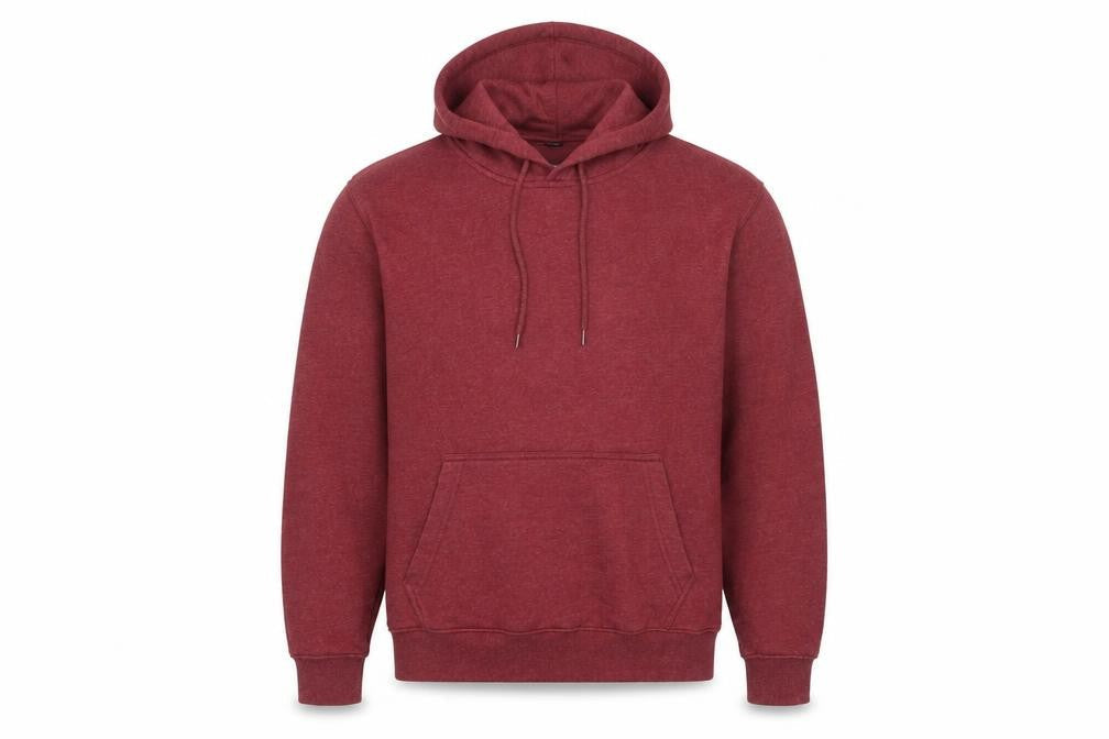 Mens UK Size L Bakaruda Red Pullover Hoodie