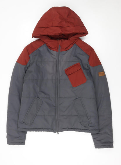 Womens UK Size M Zoom Grey Puffer Jacket