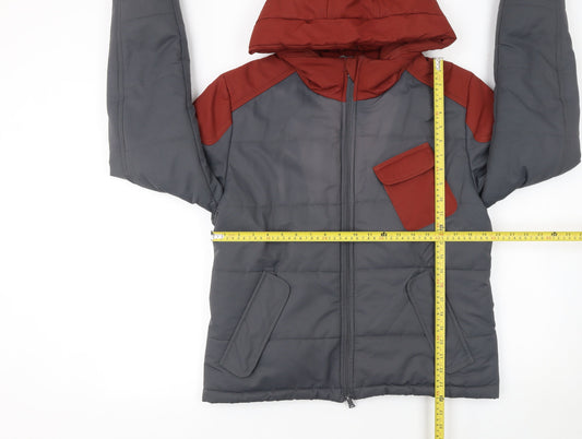 Womens UK Size M Zoom Grey Puffer Jacket