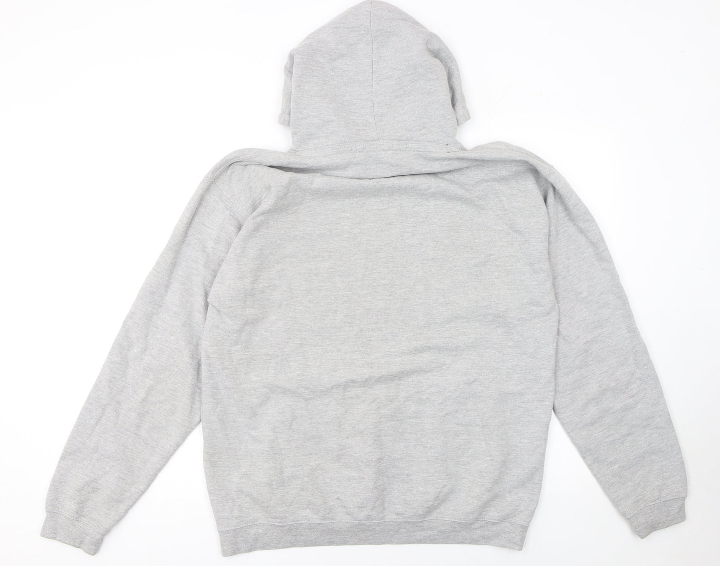 Mens UK Size L Baas Grey Pullover Hoodie