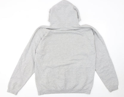 Mens UK Size L Baas Grey Pullover Hoodie