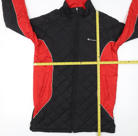 Boys UK Size 11-12 Years Champion Black Quilted Coat