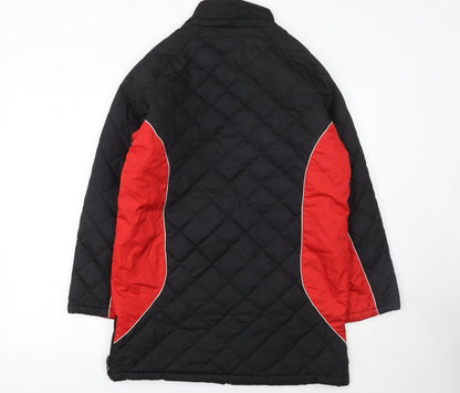 Boys UK Size 11-12 Years Champion Black Quilted Coat