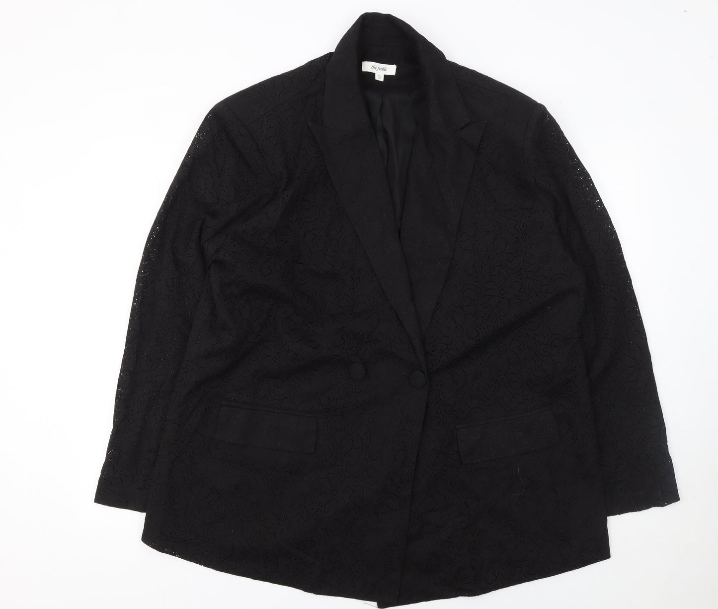 Womens UK Size 16 the frolic Regular Black Blazer