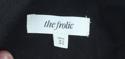 Womens UK Size 16 the frolic Regular Black Blazer