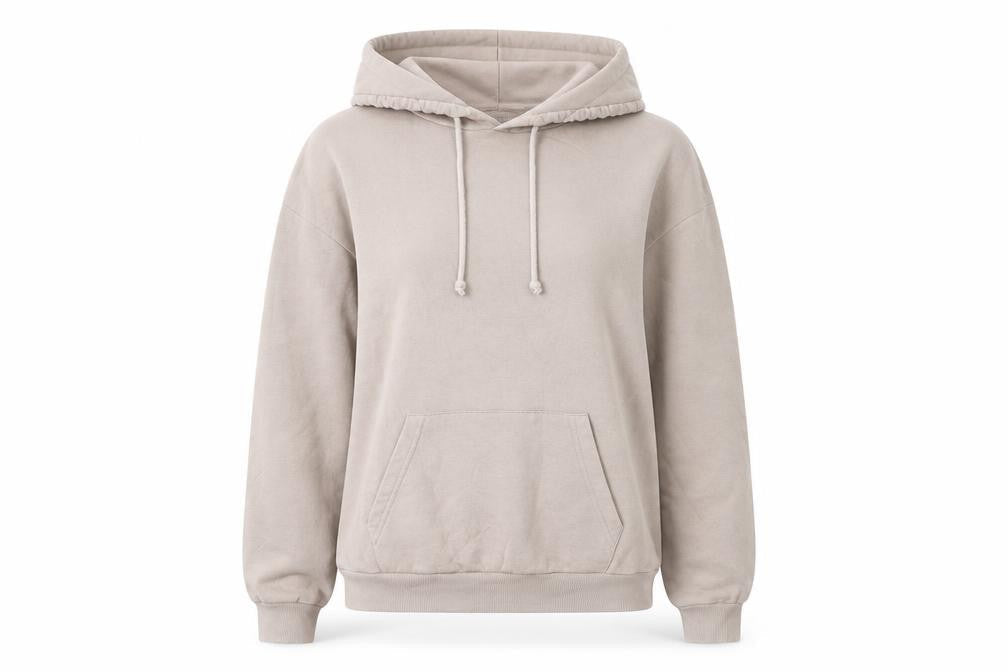 Womens UK Size S Topshop Beige Pullover Hoodie