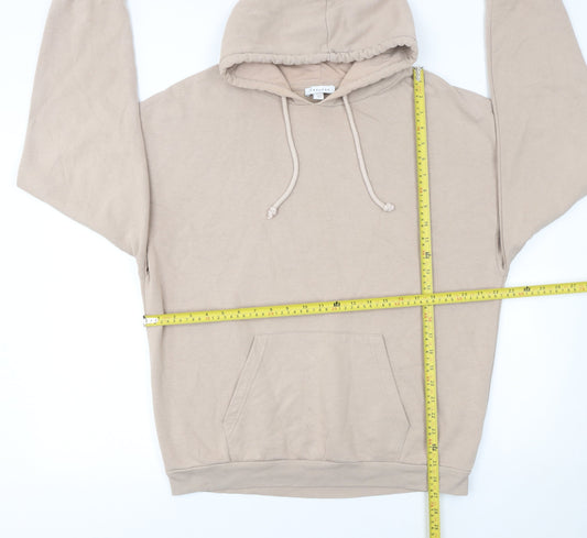 Womens UK Size S Topshop Beige Pullover Hoodie