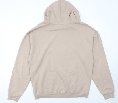 Womens UK Size S Topshop Beige Pullover Hoodie