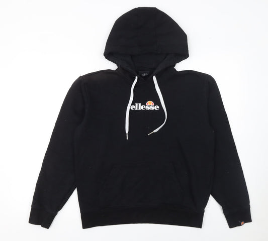 Womens UK Size 10 ellesse Black Pullover Hoodie