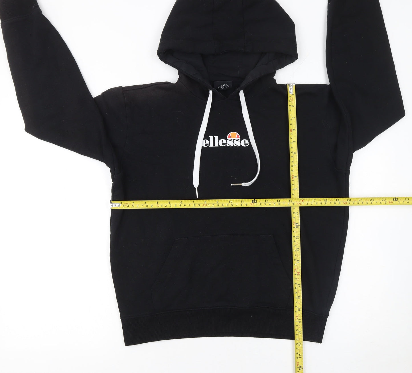 Womens UK Size 10 ellesse Black Pullover Hoodie