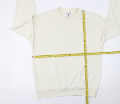 Womens UK Size M H&M Beige Pullover Sweatshirt