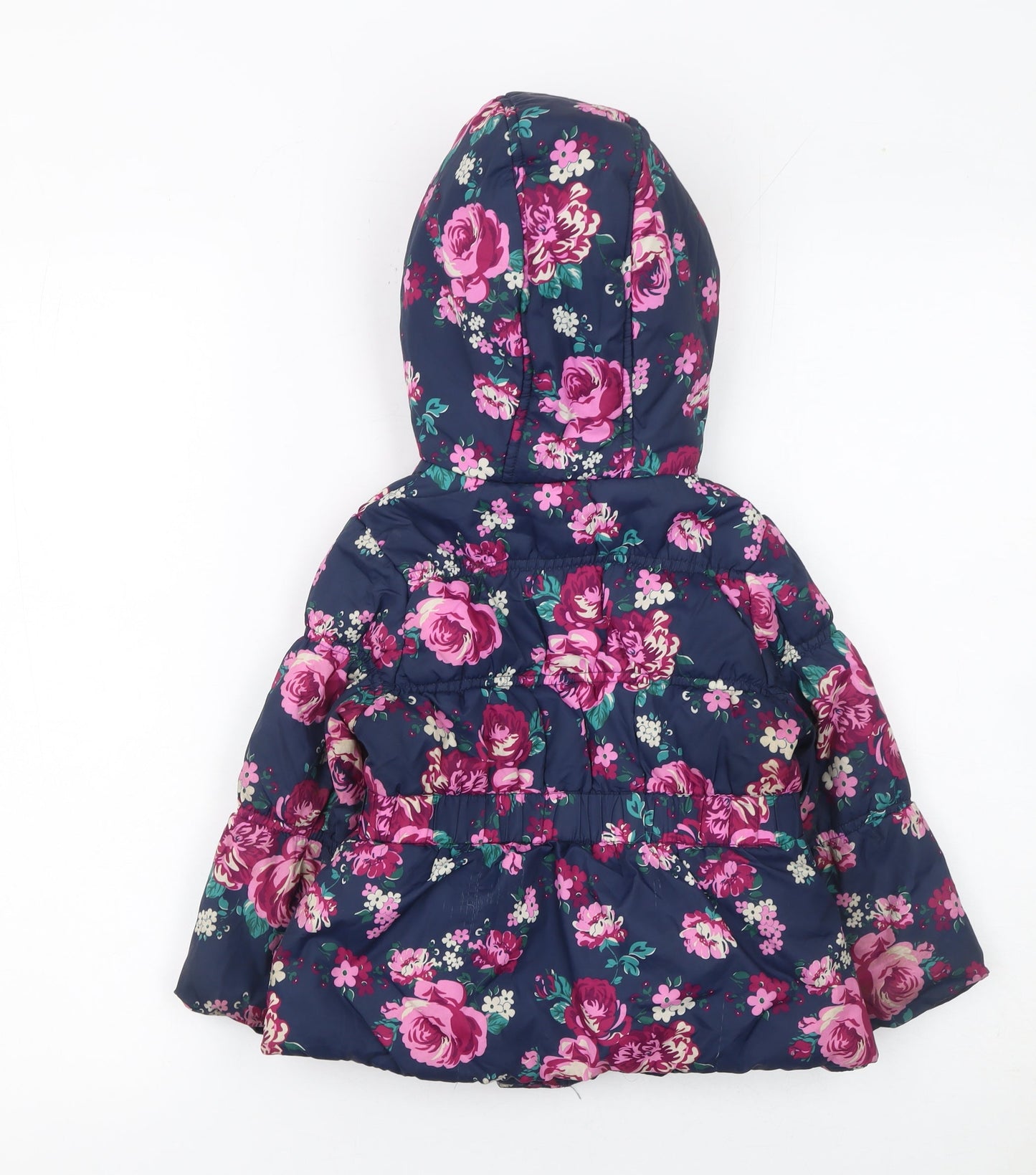 Girls UK Size 18 Months TU Multicoloured Puffer Jacket