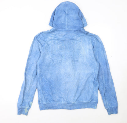 Womens UK Size M Leicester City Football Club Blue Full Zip Hoodie