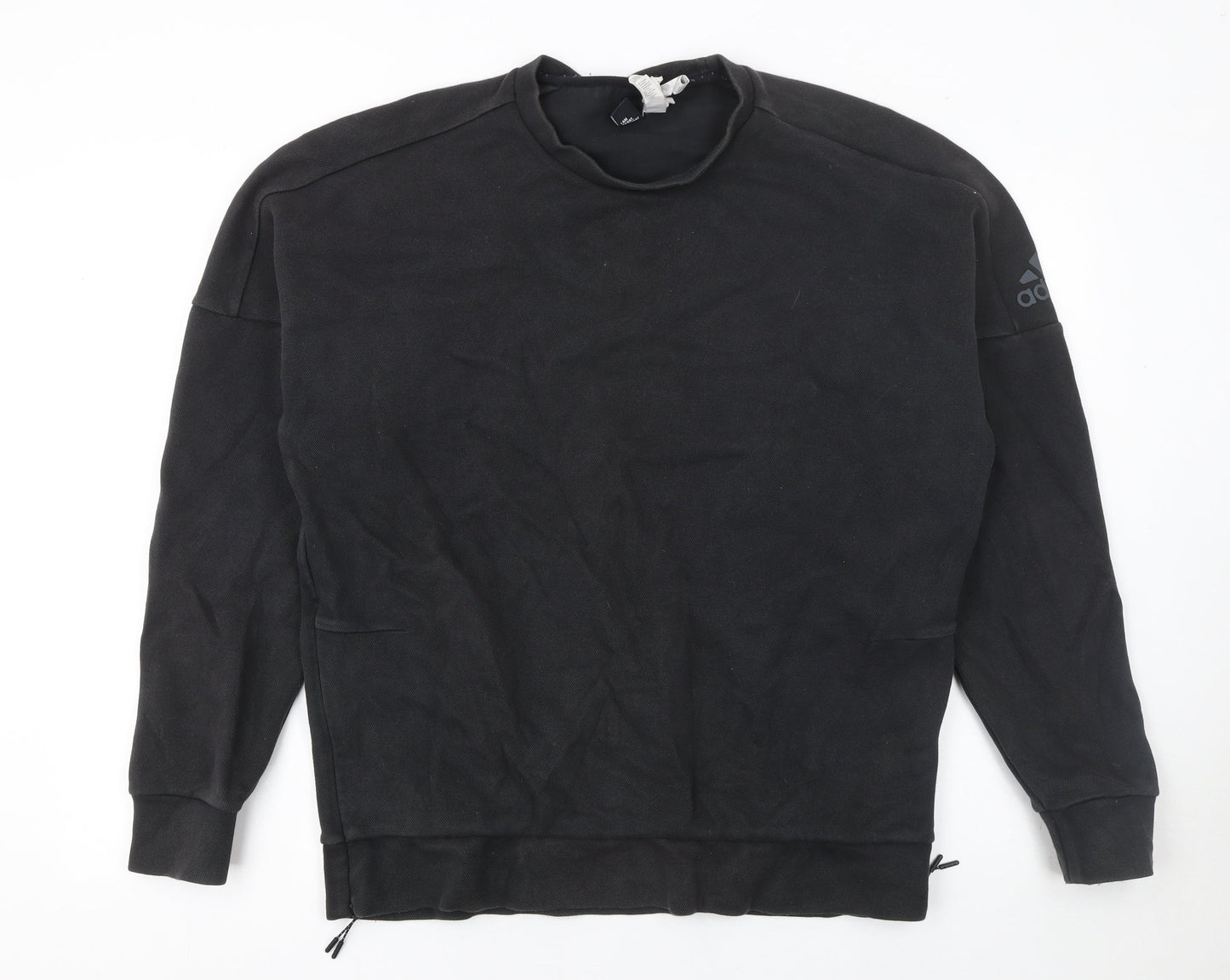 Mens UK Size L adidas Black Pullover Sweatshirt
