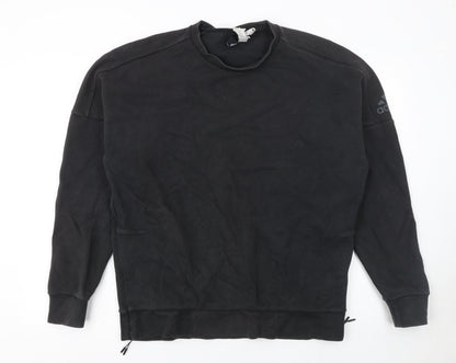 Mens UK Size L adidas Black Pullover Sweatshirt