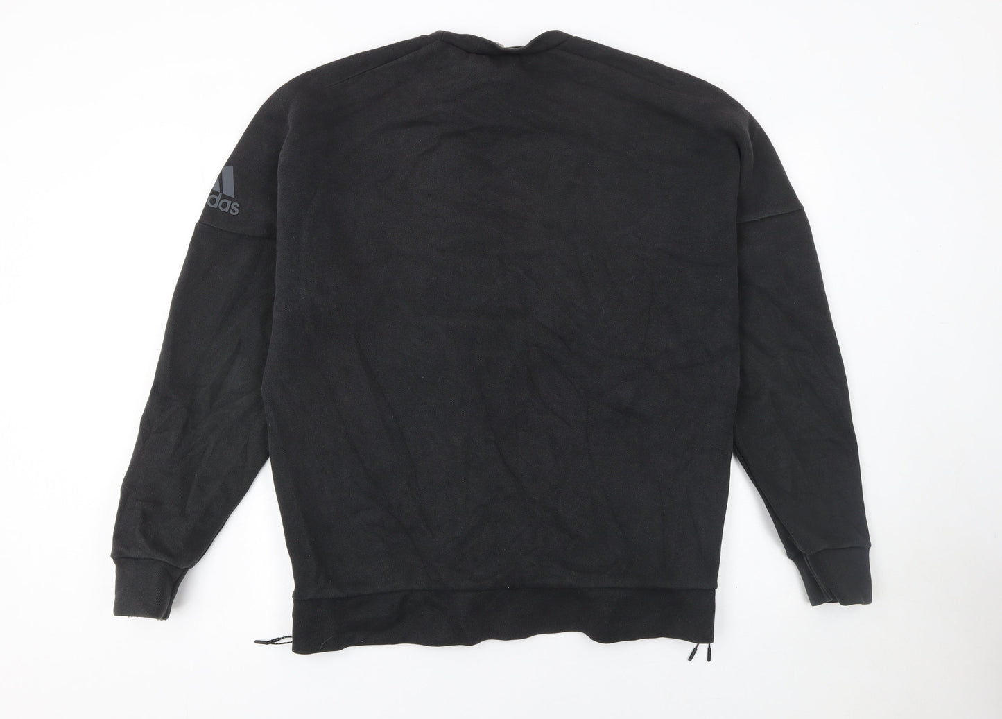 Mens UK Size L adidas Black Pullover Sweatshirt