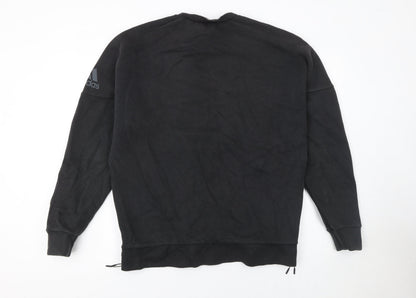 Mens UK Size L adidas Black Pullover Sweatshirt