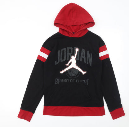 Boys UK Size 12-13 Years Jordan Black Pullover Hoodie