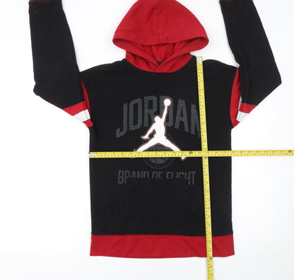 Boys UK Size 12-13 Years Jordan Black Pullover Hoodie