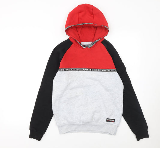 Boys UK Size 12-13 Years McKenzie Multicoloured Pullover Hoodie