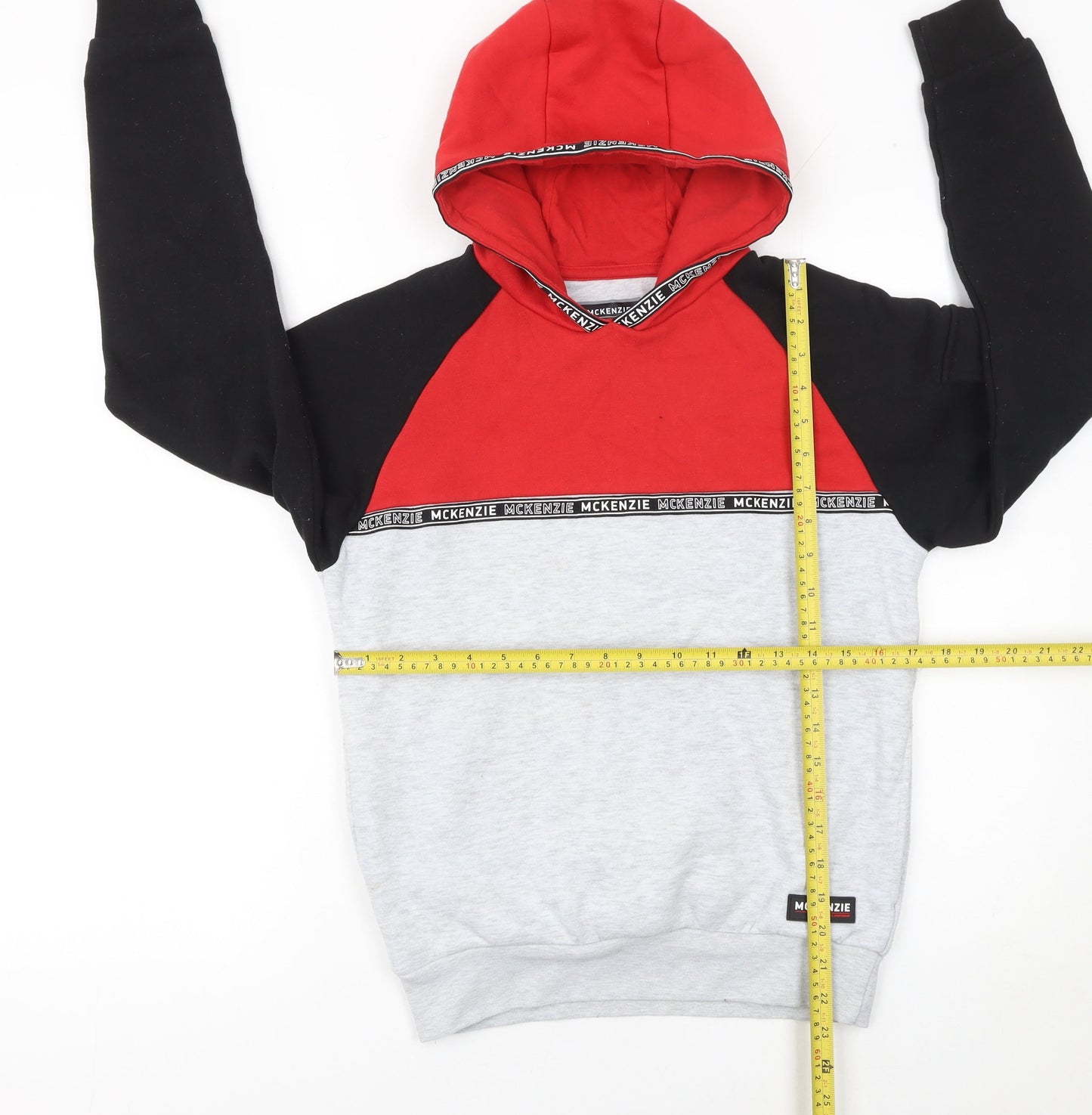 Boys UK Size 12-13 Years McKenzie Multicoloured Pullover Hoodie