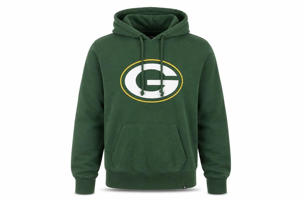Mens UK Size S 47 Brand Green Pullover Hoodie