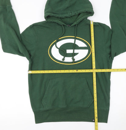 Mens UK Size S 47 Brand Green Pullover Hoodie