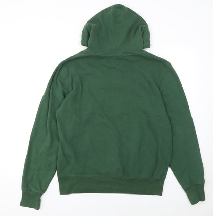 Mens UK Size S 47 Brand Green Pullover Hoodie