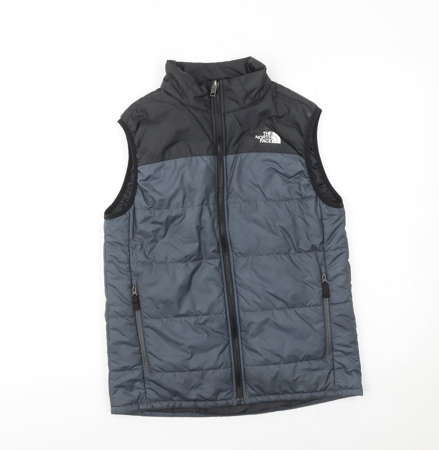 The North Face Unisex Kids Grey XL Quilted Bodywarmer Gilet