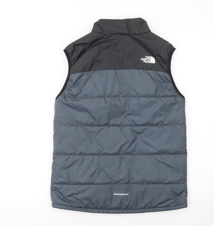 The North Face Unisex Kids Grey XL Quilted Bodywarmer Gilet