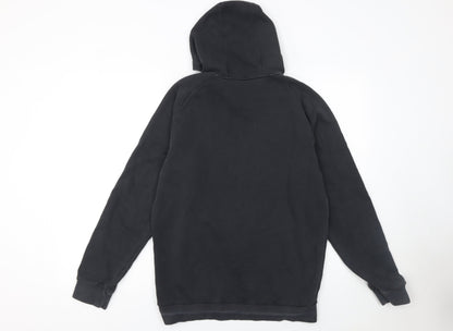 Mens UK Size M adidas Black Pullover Hoodie