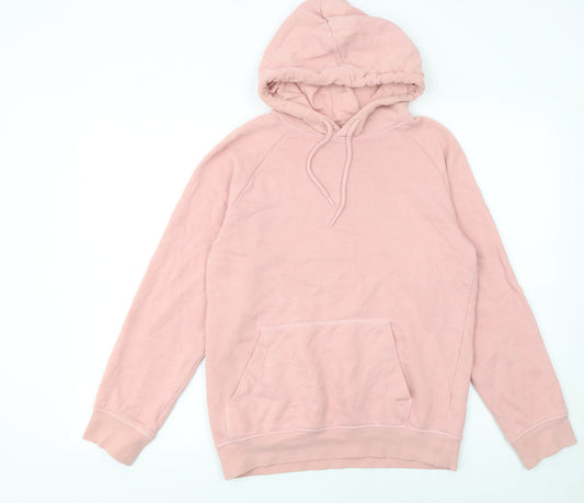 Womens UK Size XS H&M Pink Pullover Hoodie