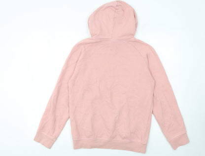 Womens UK Size XS H&M Pink Pullover Hoodie