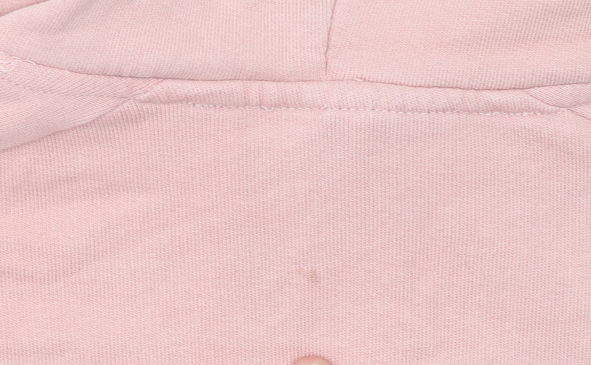 Womens UK Size XS H&M Pink Pullover Hoodie