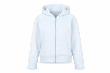 Womens UK Size 14 adidas Blue Full Zip Hoodie