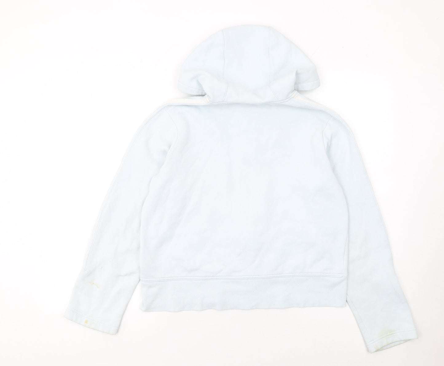 Womens UK Size 14 adidas Blue Full Zip Hoodie