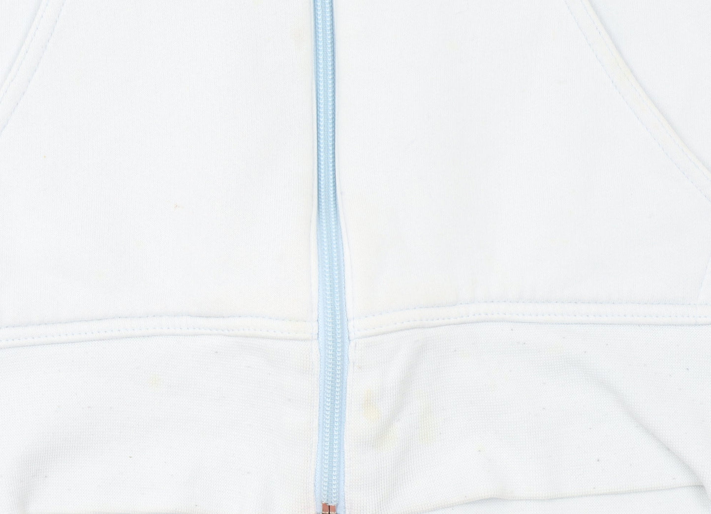 Womens UK Size 14 adidas Blue Full Zip Hoodie