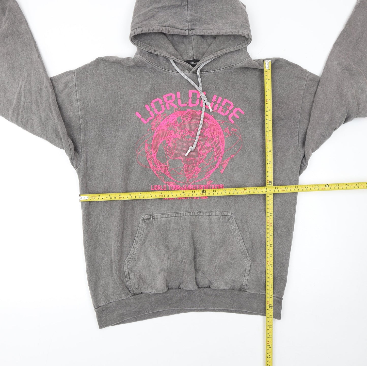 Womens UK Size S PRETTYLITTLETHING Grey Pullover Hoodie