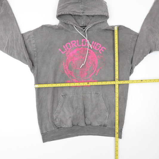 Womens UK Size S PRETTYLITTLETHING Grey Pullover Hoodie