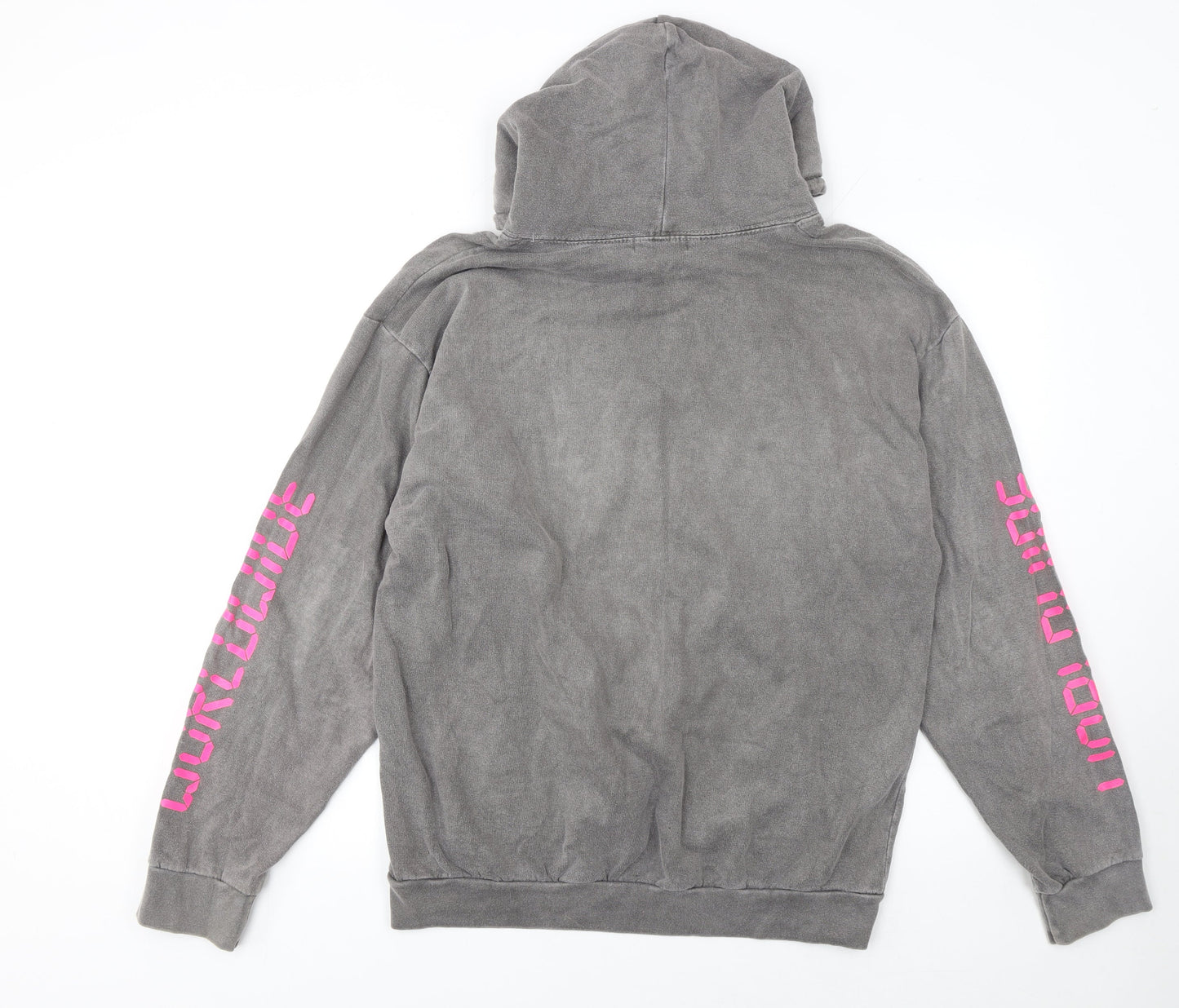 Womens UK Size S PRETTYLITTLETHING Grey Pullover Hoodie