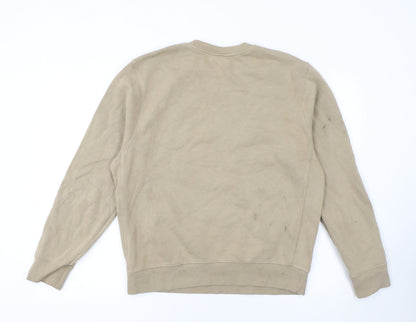 Womens UK Size S Nike Beige Pullover Sweatshirt