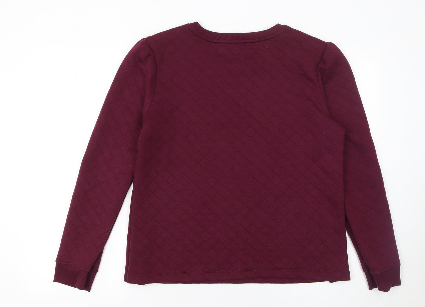 Womens UK Size L Croft & Barrow Red Pullover Sweatshirt