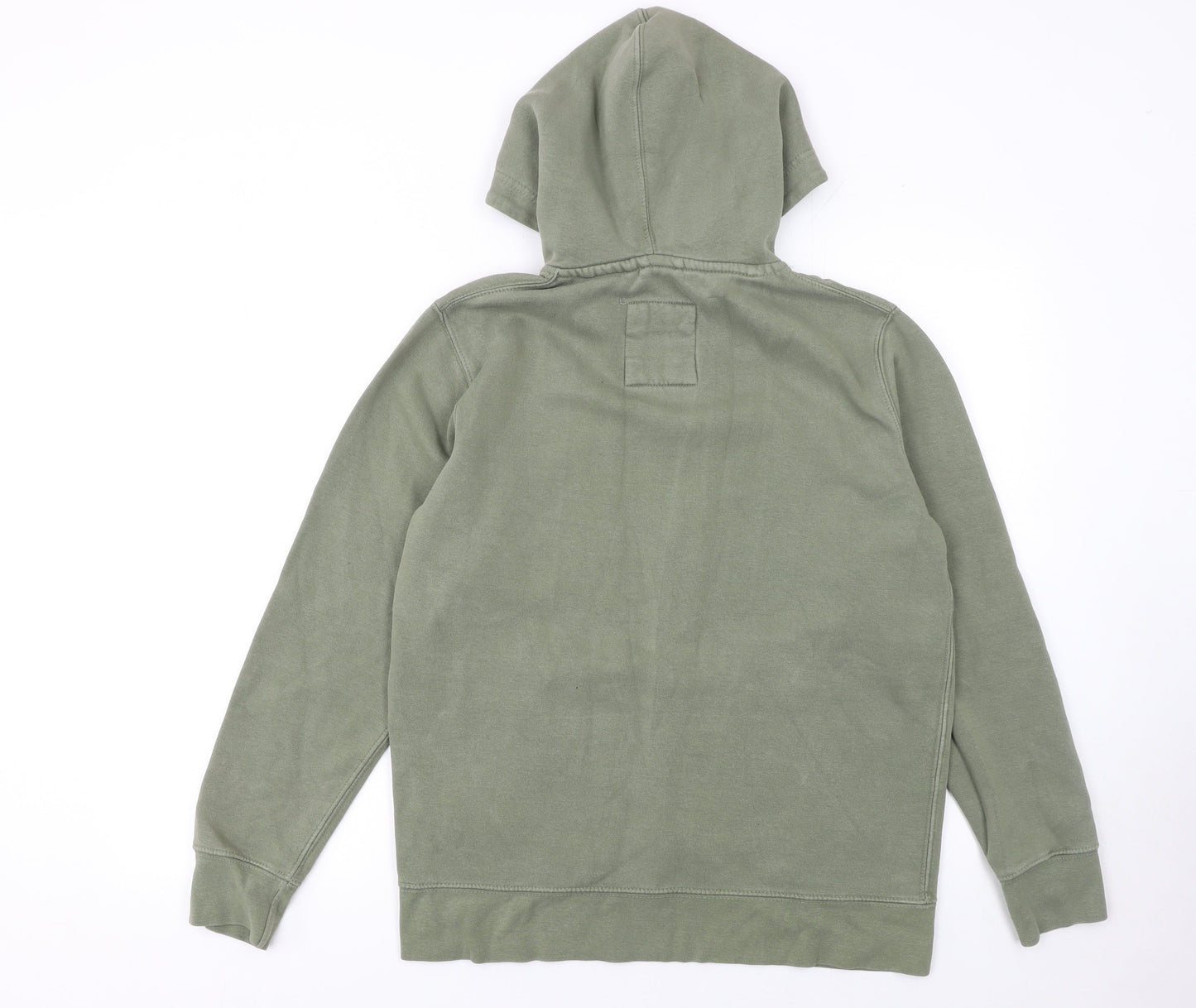 Mens UK Size S Pull&Bear Green Pullover Hoodie