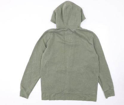 Mens UK Size S Pull&Bear Green Pullover Hoodie