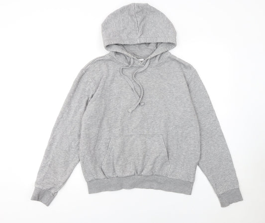 Womens UK Size M H&M Grey Pullover Hoodie