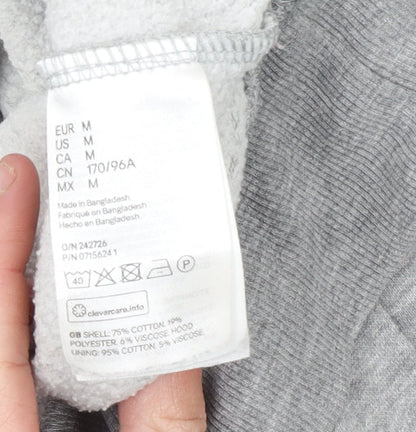 Womens UK Size M H&M Grey Pullover Hoodie
