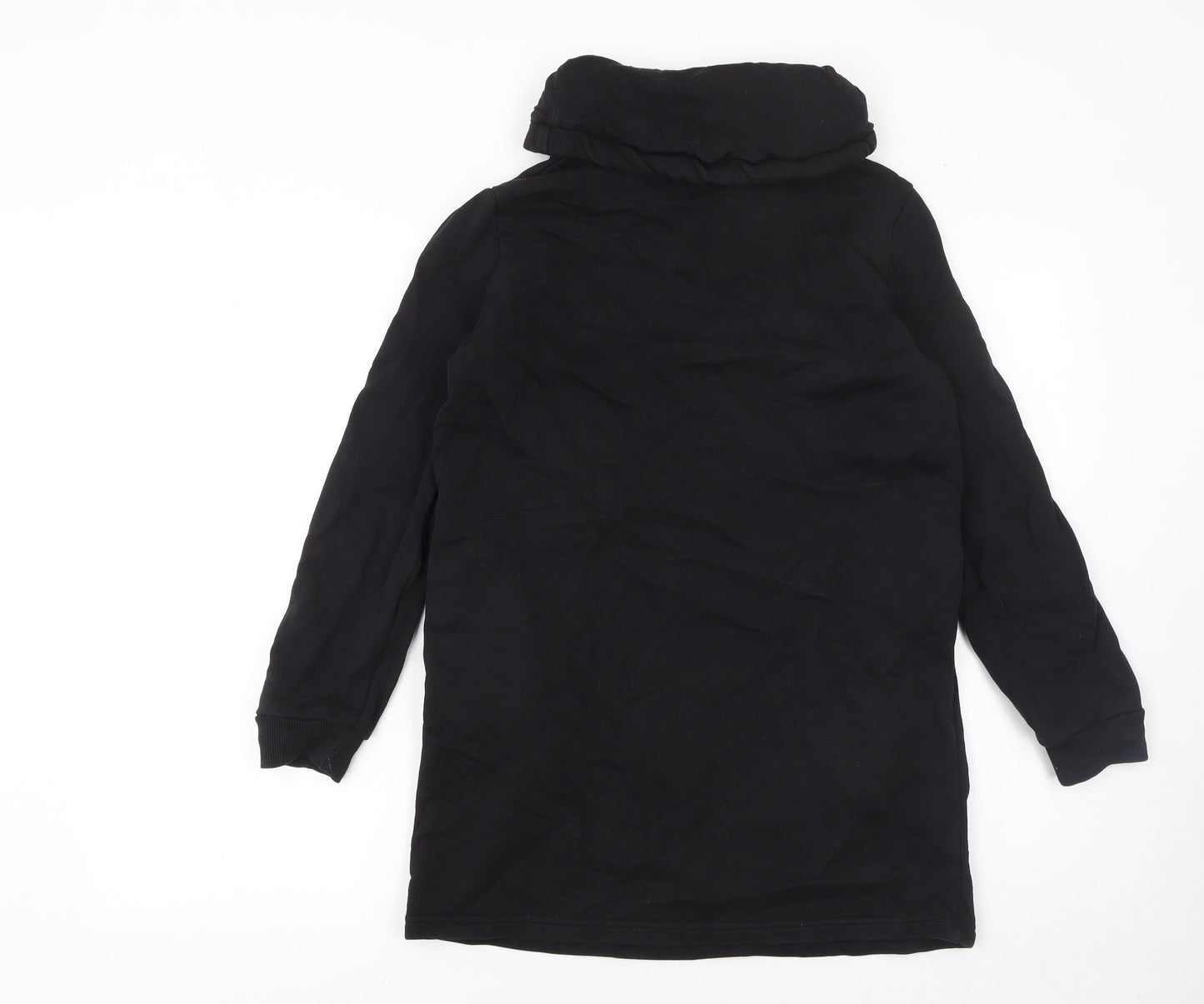 Womens UK Size 8 Seatosty Black Pullover Hoodie