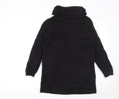 Womens UK Size 8 Seatosty Black Pullover Hoodie